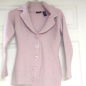 Moda international button up sweater